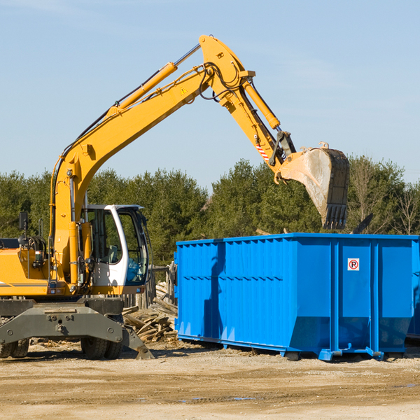 can i choose the location where the residential dumpster will be placed in St Libory Nebraska